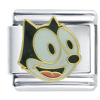 Italian Charms - felix the cat licensed italian charm Image.