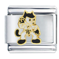 Italian Charms - felix cat karate licensed italian charm Image.
