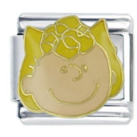 Italian Charms - peanuts sally licensed italian charm Image.