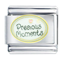 Italian Charms - precious moments logo licensed italian charm Image.