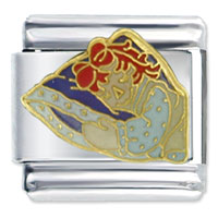 Italian Charms - raggedy ann sleeping licensed italian charm Image.
