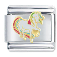 Italian Charms - rainbow brite starlite licensed italian charm Image.