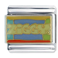 Italian Charms - ziggy logo licensed italian charm Image.