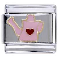 Italian Charms - hobbies theme watering kettle italian charm bracelets Image.