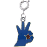 Kids Jewelry - a ok hand sign star clasp charm Image.