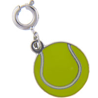 Kids Jewelry - tennis ball clasp charm Image.