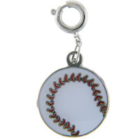 Kids Jewelry - baseball clasp charm Image.