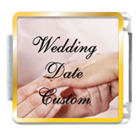 Italian Charms - with this ring custom photo italian charm Image.