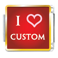 Italian Charms - i heart custom photo italian charm Image.
