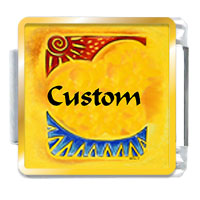 Italian Charms - art heart custom photo italian charm Image.