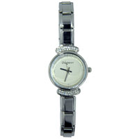 Watches - white round austrian crystal watch Image.