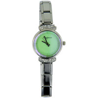 Watches - green round austrian crystal watch Image.