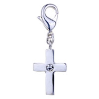 Kids Jewelry - holy cross 925 sterling silver clasp charms Image.
