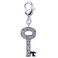 Kids Jewelry - classic key 925 sterling silver clasp charms Image.