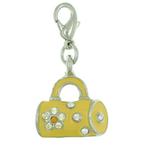 Kids Jewelry - yellow bag clasp charm Image.