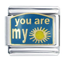 Italian Charms - you are my sunshine italian charm Image.