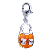 Sterling Silver Jewelry - hobo purse 925 sterling silver clasp charms Image.
