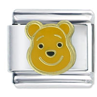 Italian Charms - winnie the pooh licensed italian charm Image.