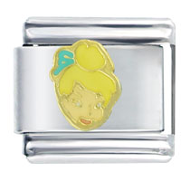 Italian Charms - tinkerbell licensed italian charm Image.