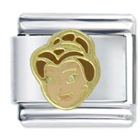 Italian Charms - beauty belle licensed italian charm Image.