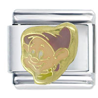 Italian Charms - snow white dopey licensed italian charm Image.