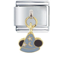 Italian Charms - mickey mouse sorcerer hat licensed italian charm Image.