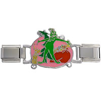 Italian Charms - grinch stealing christmas presents deluxe italian charm Image.
