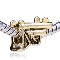 European Beads - chair gold plated european beads Image.