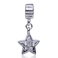 European Beads - shinny star dangle european beads Image.
