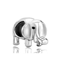 European Beads - elephant fit all brands silver plated beads charms bracelets Image.