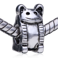 European Beads - cute animal silver plated european beads dpc0240 Image.