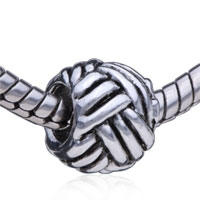 European Beads - yarn silver plated european beads Image.