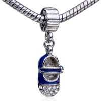 European Beads - leather shoe dangle european beads Image.