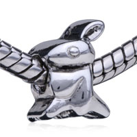  - silver tone rabbit beads Image.
