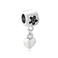 European Beads - elegant flowers dangle european beads Image.