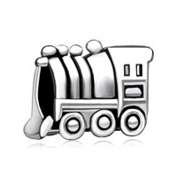 DPC0994: chic truck silver plated european beads Image.