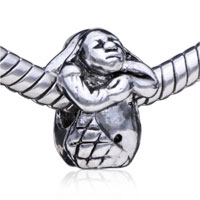 European Beads - powerful hercules silver plated european beads Image.