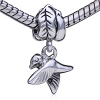 European Beads - free bird dangle european beads Image.