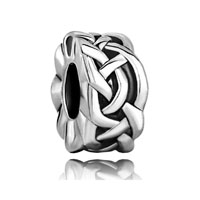 DPC1586: celtic spacer fit all brands silver plated beads charms bracelets Image.