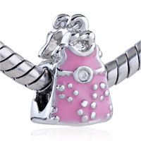 European Beads - pink dress european beads Image.