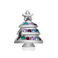 European Beads - christmas tree crystal european beads Image.