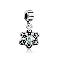 European Beads - snowflake jane dangle european beads Image.