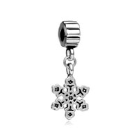 European Beads - snowflake bella dangle european beads Image.