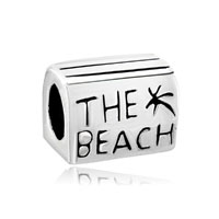 European Beads - mothers day gifts tree and beach fit all brands silver plated beads charms bracelets Image.