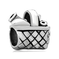 European Beads - shopping cart fit all brands silver plated beads charms bracelets Image.