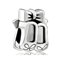 European Beads - ballet shoes fit all brands silver plated beads charms bracelets Image.