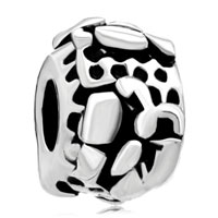 European Beads - butterfly with round silver plated beads charms bracelets Image.