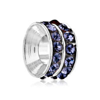 European Beads - february november birthstone crystal beads charms bracelets Image.