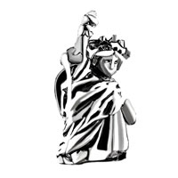 Statue Of Liberty European Beads