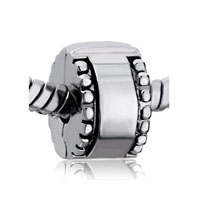 European Beads - silver clip lock stopper all brand beads charms bracelets Image.